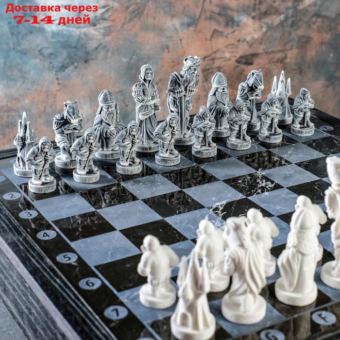 Фигуры шахматные, доска "Средневековье" комплект 32 шт - фото 5 - id-p218242075