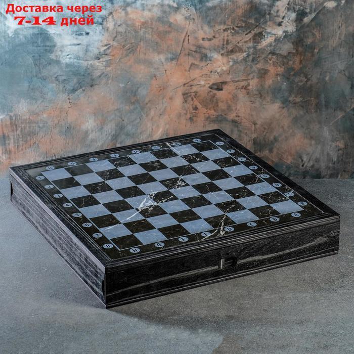 Фигуры шахматные, доска "Средневековье" комплект 32 шт - фото 7 - id-p218242075