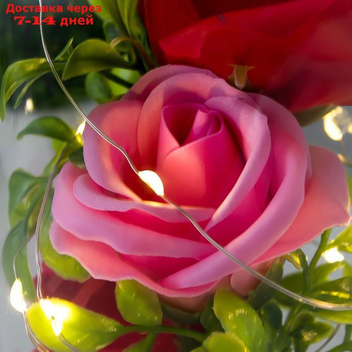 Ночник "Три розы" LED от батареек 3хААА 11х11х21,5 см - фото 4 - id-p218243670