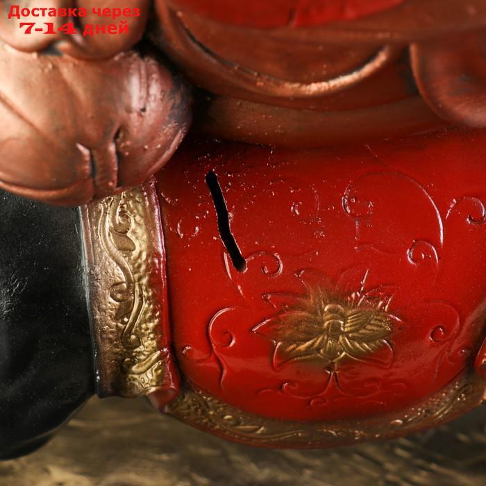 Копилка "Хоттей на буйволе" красное золото - фото 5 - id-p218242246