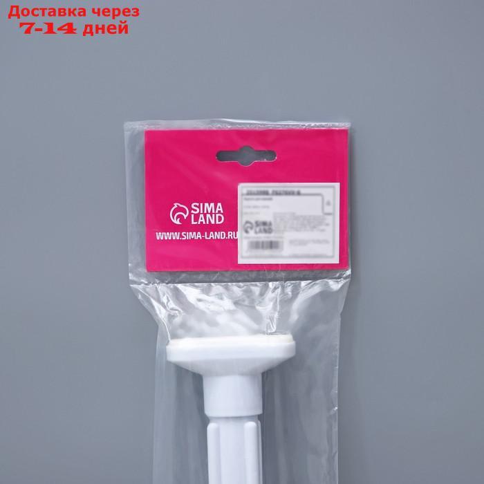 Карниз для ванной комнаты, телескопический 90-160 см, усиленный, цвет серый - фото 10 - id-p218243766