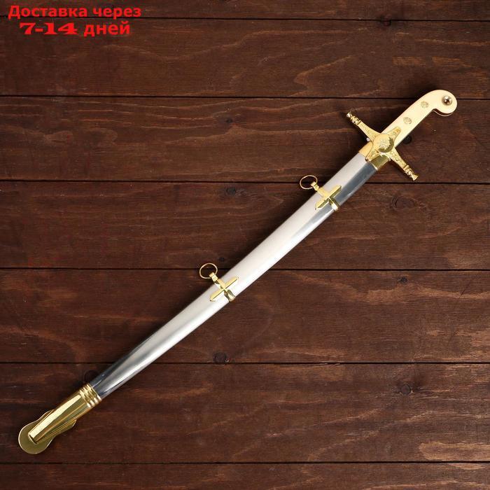 Сувенирный меч "Морской пехотинец", роспись на клинке, 60 см - фото 2 - id-p218240364