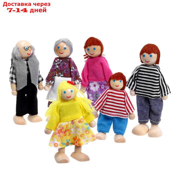 Игрушка "Кукольные человечки", набор 6 шт., МИКС - фото 1 - id-p218242413
