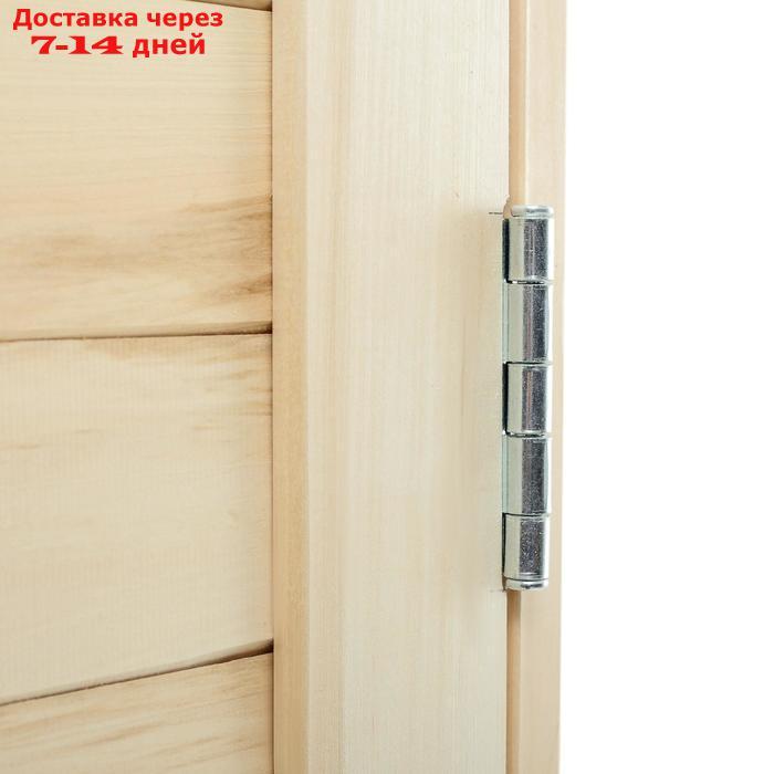 Дверь для бани из шпунтованной доски. Эконом, 190х70 см - фото 3 - id-p218242443