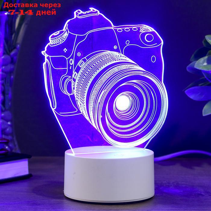 Светильник "Фотоаппарат" LED RGB от сети 9,5х12х17см - фото 3 - id-p218240548