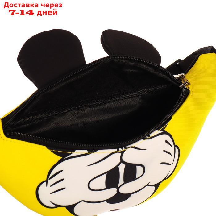 Сумка поясная текстильная "Mickey Mouse" Микки Маус - фото 2 - id-p218242625