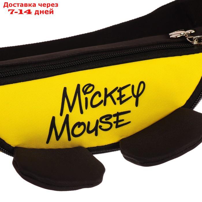 Сумка поясная текстильная "Mickey Mouse" Микки Маус - фото 3 - id-p218242625