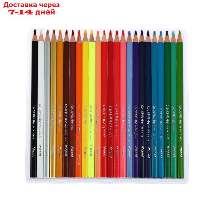 Карандаши трёхгранные 24 цвета, Maped Color Peps - фото 3 - id-p218240827