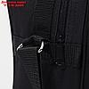 Сумка мужская, отдел на молнии, 2 наружных кармана, регулируемый ремень, цвет чёрный, фото 3