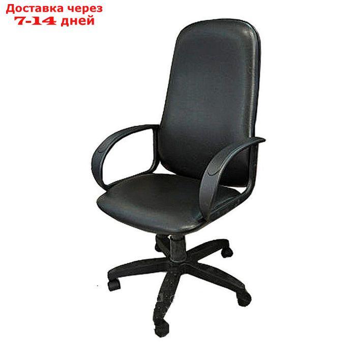 Кресло офисное "Амбасадор" кож зам черный - фото 1 - id-p218243191