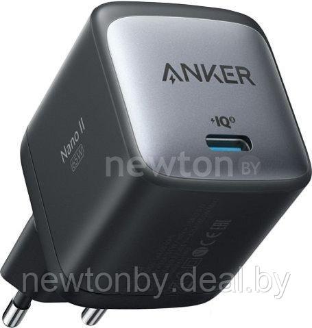 Сетевое зарядное Anker PowerPort Nano II GaN 65 Вт - фото 1 - id-p218289210