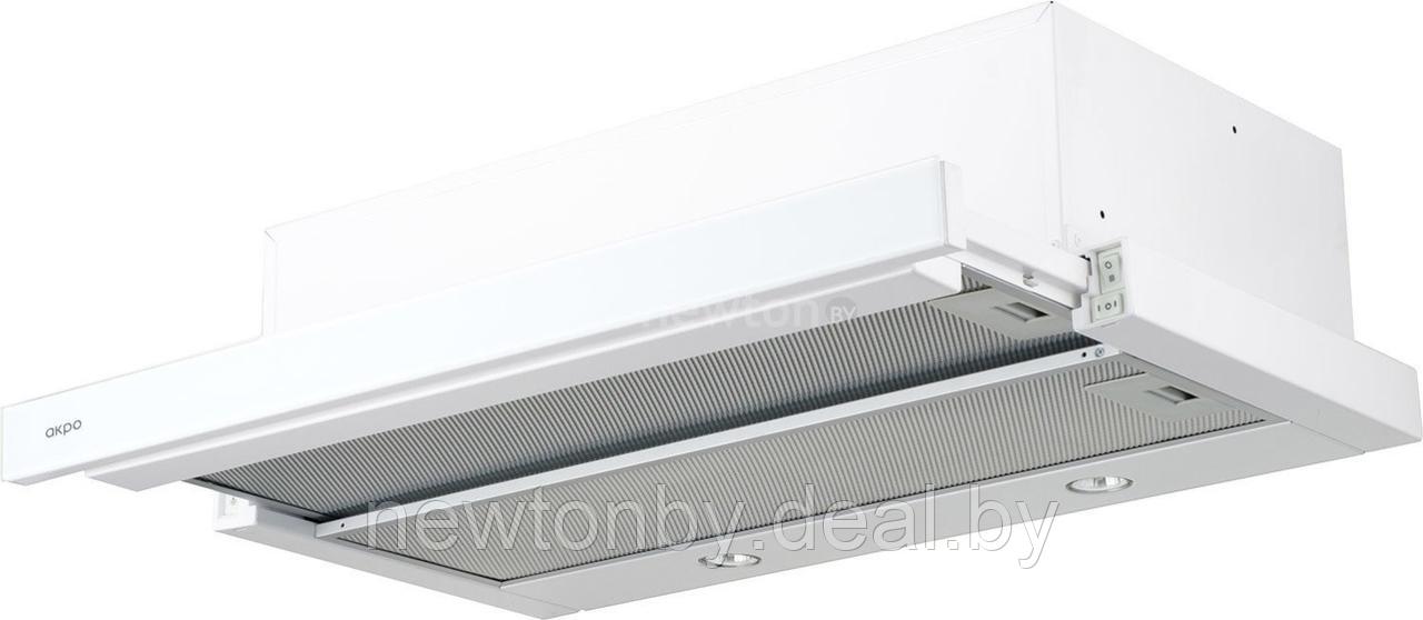 Вытяжка кухонная Akpo Light eco glass twin 50 WK-7 (белый) - фото 1 - id-p94605406