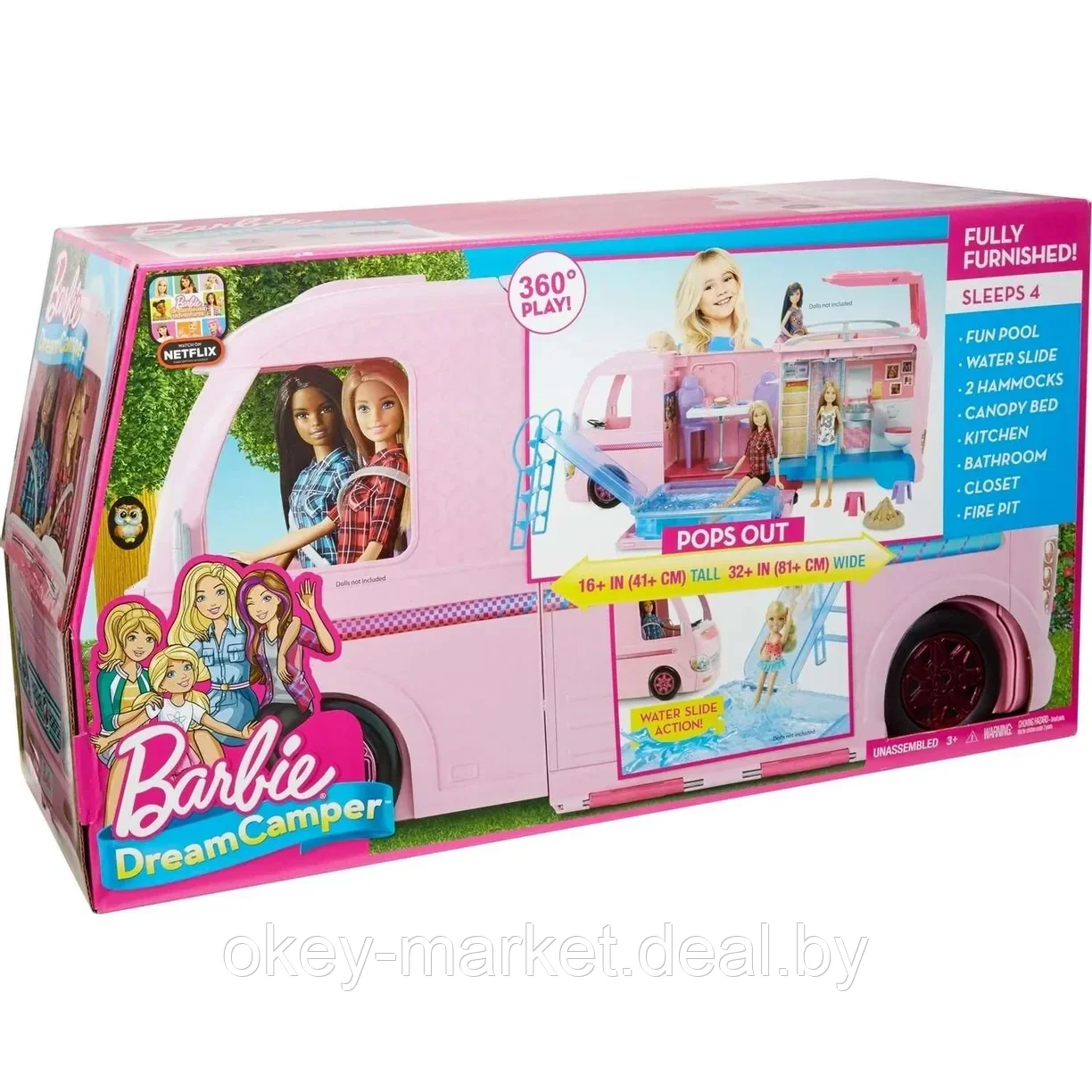 Игровой набор Фургон Barbie DreamCamper FBR34 - фото 5 - id-p218290170