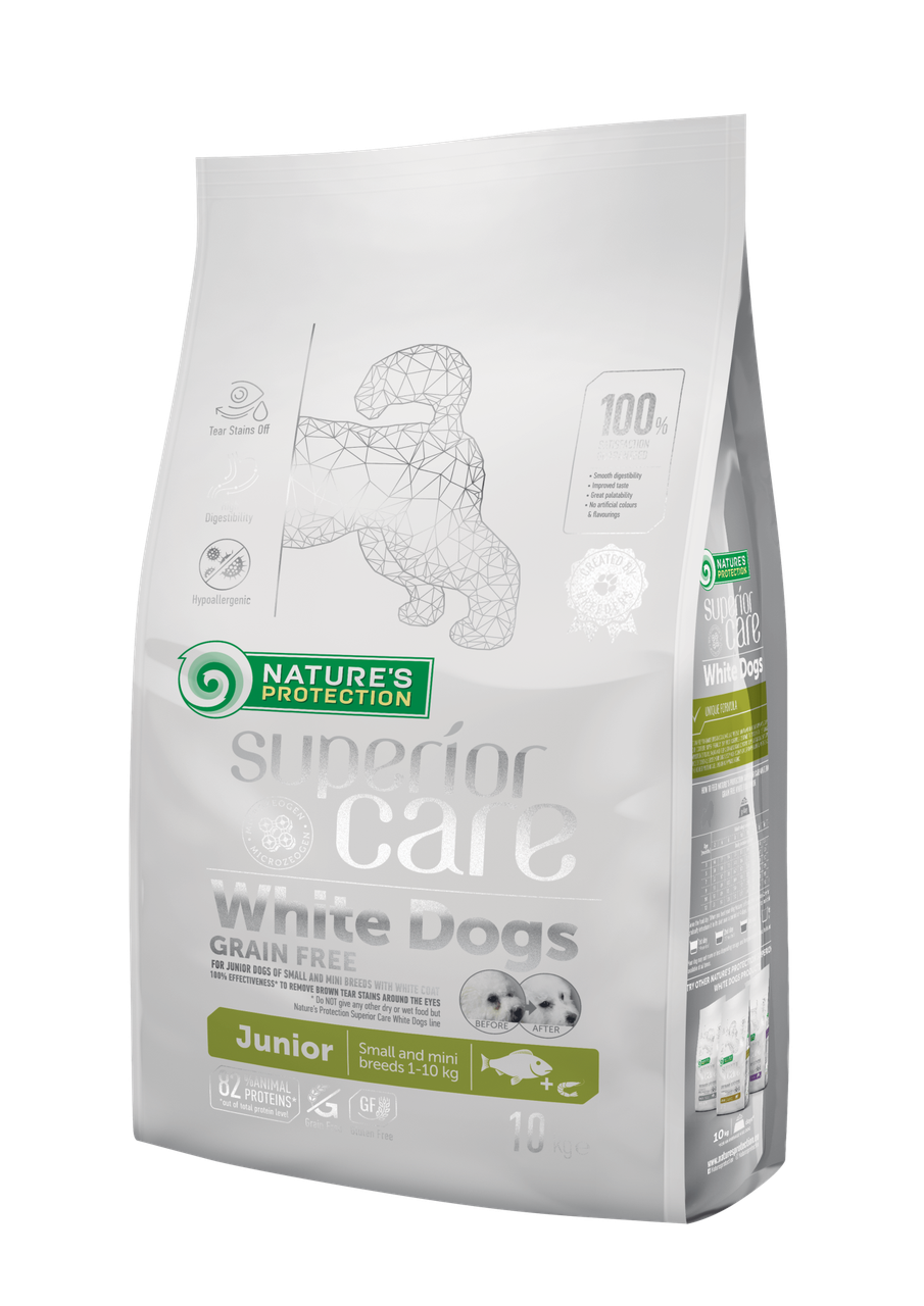 Сухой корм для собак NP Superior Care White Dogs Grain Free Junior Small and Mini Breeds 1.5 кг (Литва) - фото 1 - id-p218290178