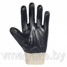 Перчатки х/б с нитриловым покрытием Икс Мурена Р70 (цвет черный) - фото 2 - id-p218290235