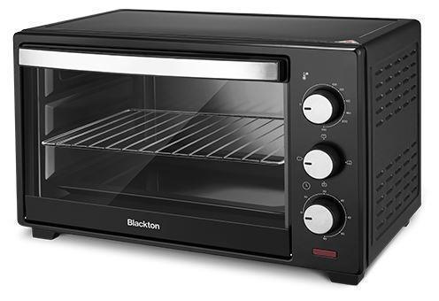 Электрическая мини печка духовка для бутербродов выпечки дачи 20 литров BLACKTON Bt EO2001W черная - фото 1 - id-p218290629
