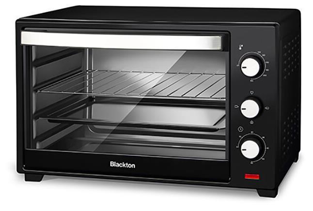 Электрическая мини печка духовка для бутербродов выпечки дачи 30 литров BLACKTON Bt EO3001W черный - фото 2 - id-p218290630