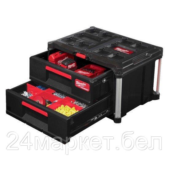 Ящик для инструментов Milwaukee Packout 2 Drawer Tool Box 4932472129 - фото 2 - id-p218291606