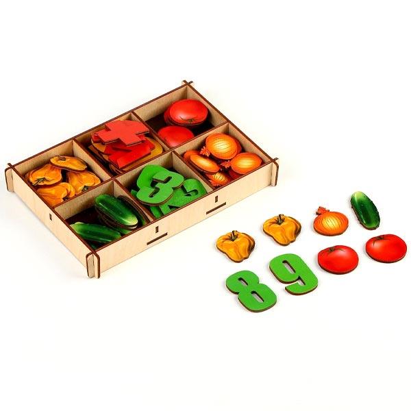 Счетный материал в коробке Нескучные игры Овощи - фото 2 - id-p218292195