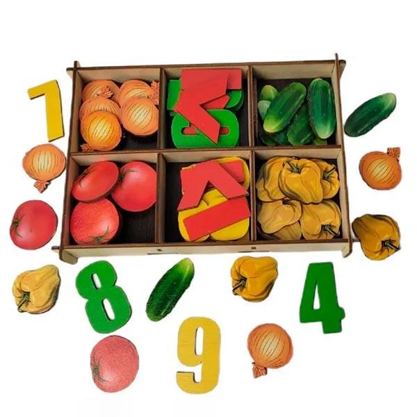 Счетный материал в коробке Нескучные игры Овощи - фото 1 - id-p218292195