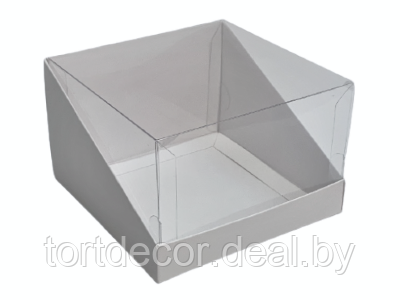 Коробка под бенто-торт 13*13*8,5 см - фото 1 - id-p218292215