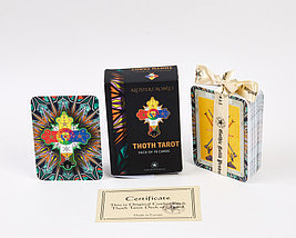 Таро Алистера Кроули Thoth Tarot. 78 карт, матовое издание с лентой, фото 2