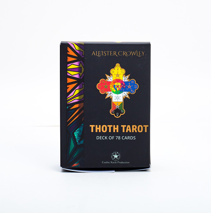 Таро Алистера Кроули Thoth Tarot. 78 карт, матовое издание с лентой - фото 10 - id-p218292292