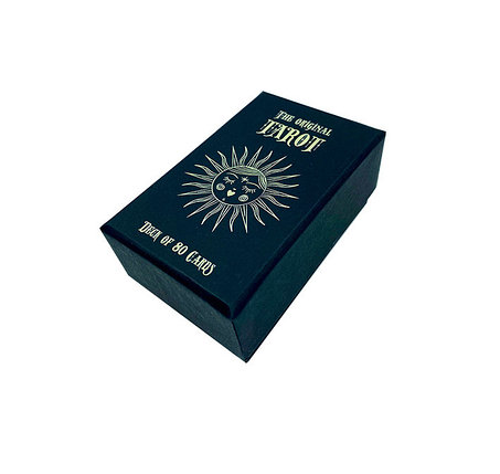 Мини Таро Райдера Уэйта Классическое. 78 + 2 карты с инструкцией матовые софтач, черный срез, фото 2