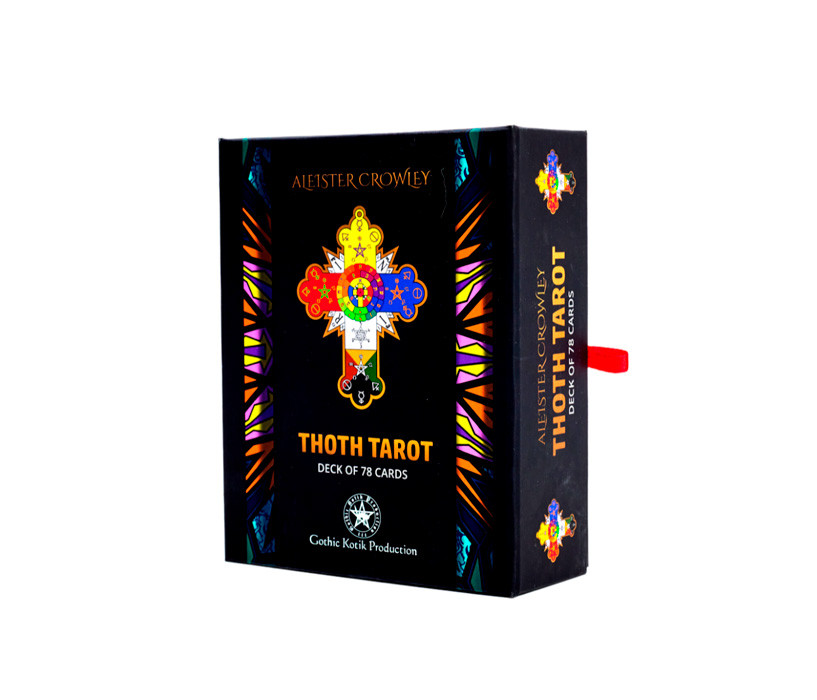 Таро Алистера Кроули Thoth Tarot. 78 карт, софтач издание в подарочном боксе - фото 1 - id-p218292297