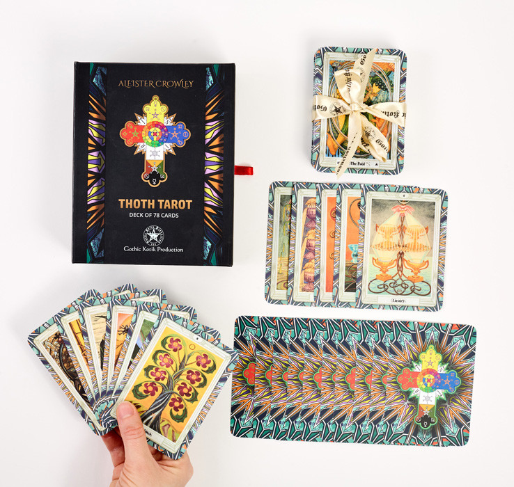 Таро Алистера Кроули Thoth Tarot. 78 карт, софтач издание в подарочном боксе - фото 8 - id-p218292297