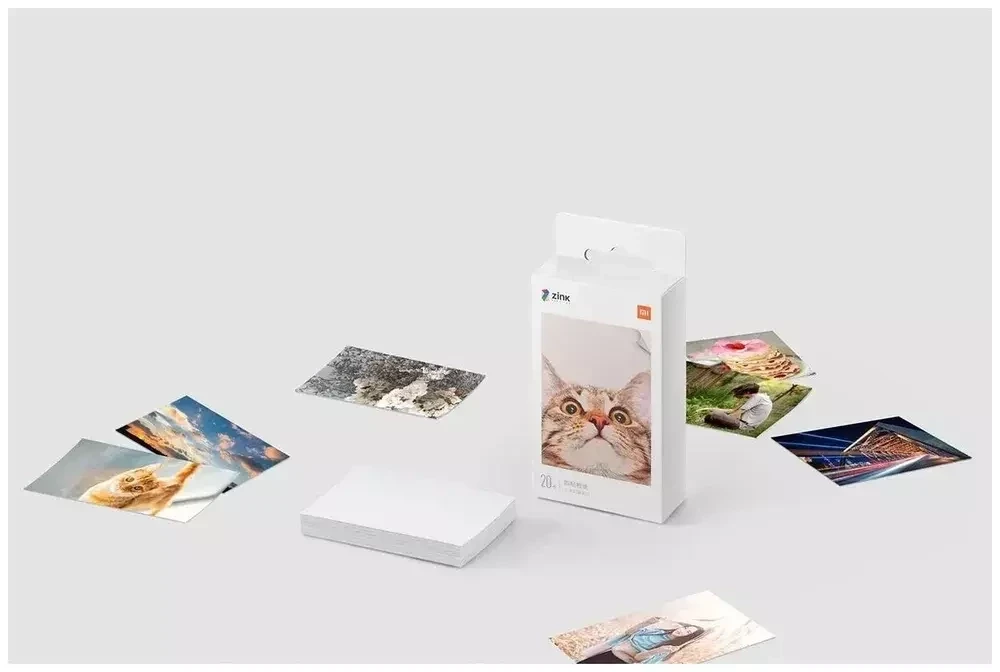 Бумага для фотопринтера Xiaomi 50х76мм (20 листов) - фото 2 - id-p218292359