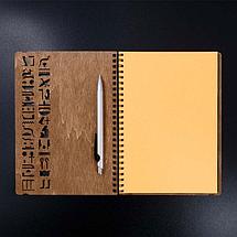 Блокнот с деревянной обложкой EWA Секреты Востока, фото 2