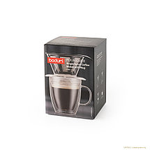 Bodum POUR OVER термокружка с фильтром 350ml, фото 2