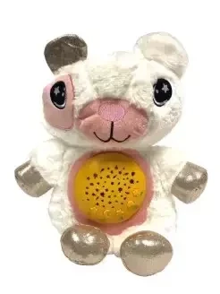 Мягкая музыкальная игрушка ночник-проектор звездное небо / колыбельные мелодии для малышей