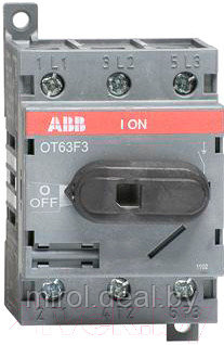 Выключатель нагрузки ABB OT63F3 63А 3P 3M / 1SCA105332R1001 - фото 1 - id-p218297628
