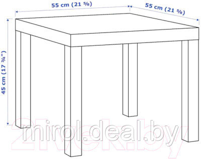 Журнальный столик Ikea Лакк 704.499.11 / 304.499.08 - фото 2 - id-p218297953