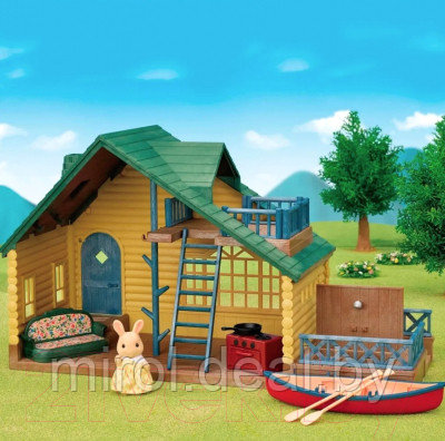 Кукольный домик Sylvanian Families Коттедж с зеленой крышей / 5610 - фото 8 - id-p218298799