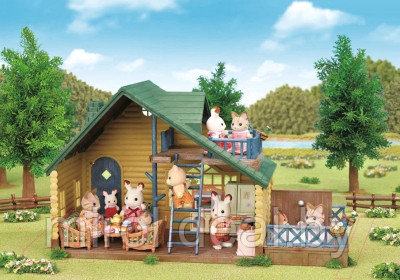 Кукольный домик Sylvanian Families Коттедж с зеленой крышей / 5610 - фото 9 - id-p218298799