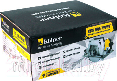 Дисковая пила Kolner KCS 190/1900T - фото 6 - id-p218299751