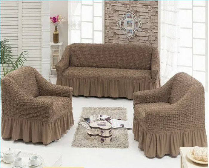 Чехлы для дивана + 2 кресла.Супер-качество! - фото 4 - id-p218300900