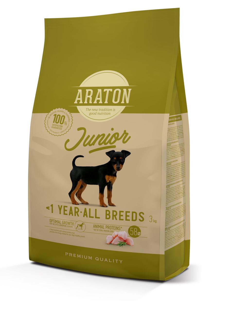 Сухой корм ARATON JUNIOR All Breeds для щенков всех пород (развес)