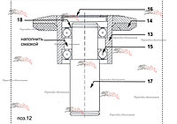 Опорный ролик 21-M09-009-035 для свеклопогрузчика Franz Kleine (Кляйн) RL 200 SF Mouse (Мышка)