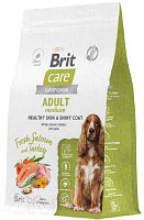 Сухой корм для собак Brit Care Dog Adult M Healthy Skin&Shiny Coat с лос. и инд. / 5066353