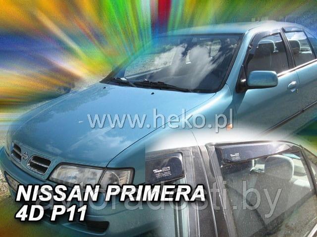 Ветровики вставные для Nissan Primera P11 (1995-2002) седан / Ниссан Примера [24219] (HEKO)