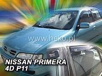 Ветровики вставные для Nissan Primera P11 (1995-2002) седан / Ниссан Примера [24219] (HEKO)