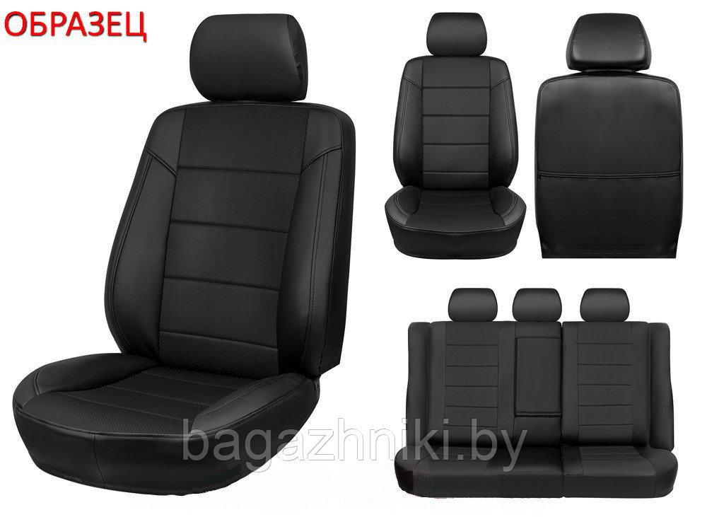 Audi A4 B5 1994-2001, (AirBag), экокожа черная