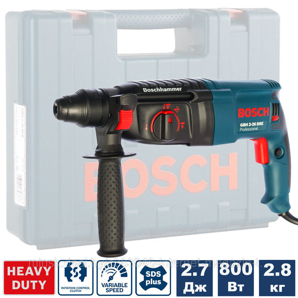 Перфоратор GBH 2-26 DRE Professional BOSCH (0611253708) - фото 1 - id-p101295885