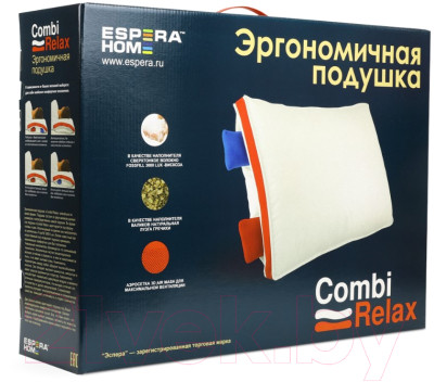 Подушка для сна Espera Combi-relax ЕС-3134 - фото 3 - id-p218317198