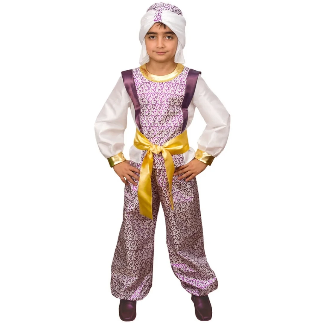 Детский карнавальный костюм Алладин сиреневый - фото 1 - id-p218318481