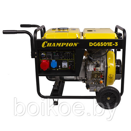 Генератор дизельный Champion DG6501E-3 (6,8 кВт), фото 2